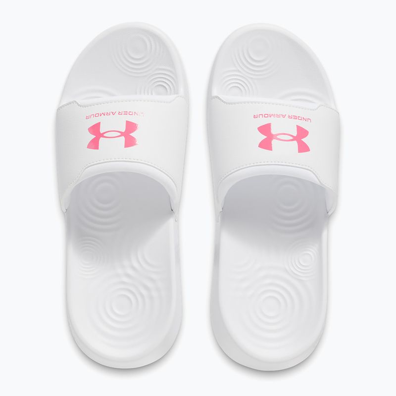 Dámské nazouváky  Under Armour Ignite Select white/white/super pink 4