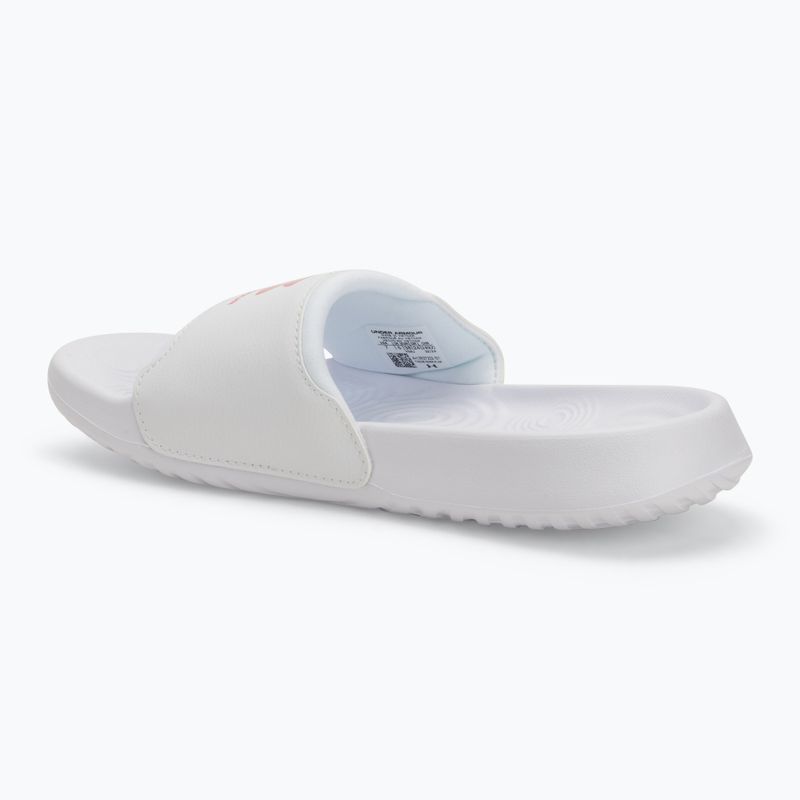 Dámské nazouváky  Under Armour Ignite Select white/white/super pink 3