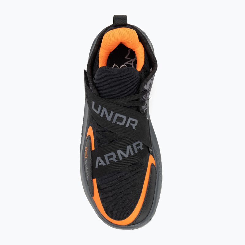 Basketbalové boty Under Armour Flow Futr X 4 UAA black/castlerock/blaze orange 5
