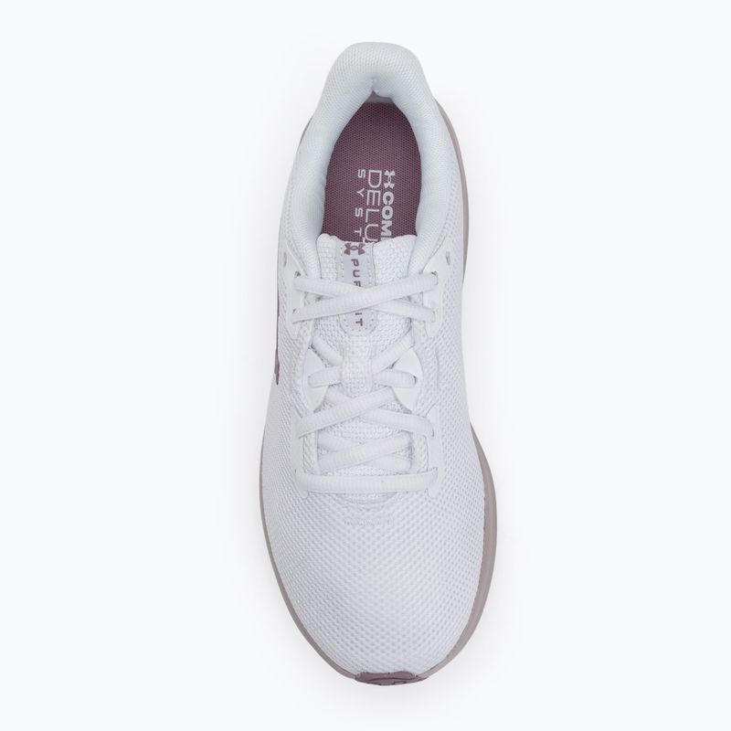 Dámské běžecké boty Under Armour Charged Pursuit 4 white/white/purple prime 5