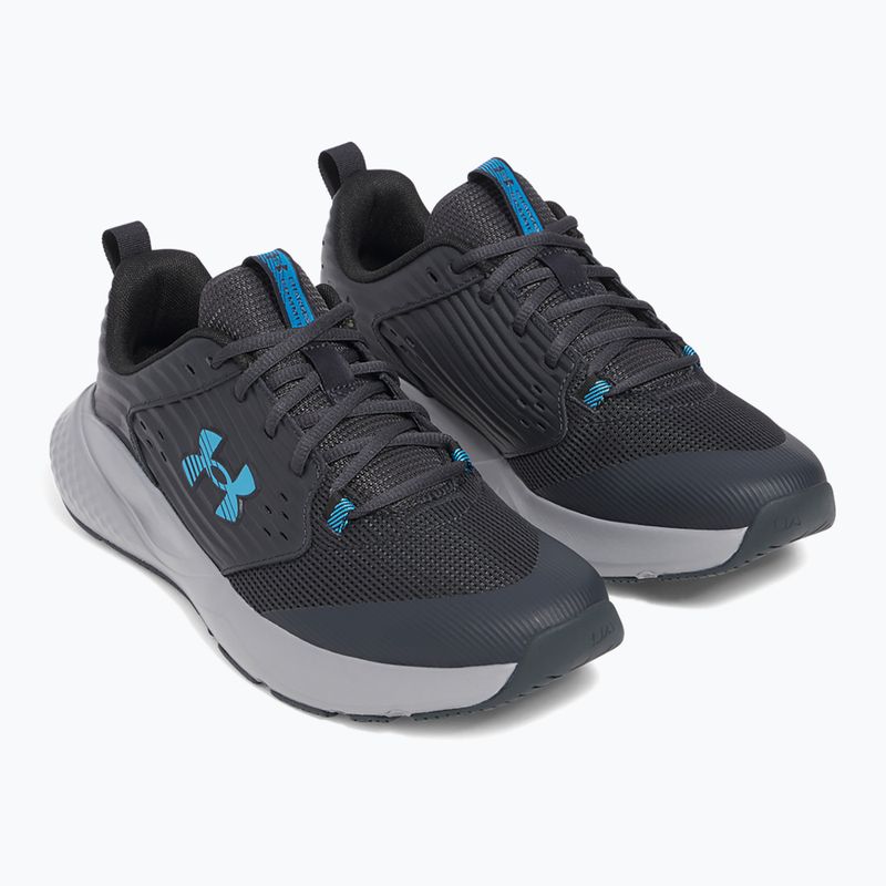Pánské sportovní boty Under Armour Commit 4 anthracite/steel/ether blue 3