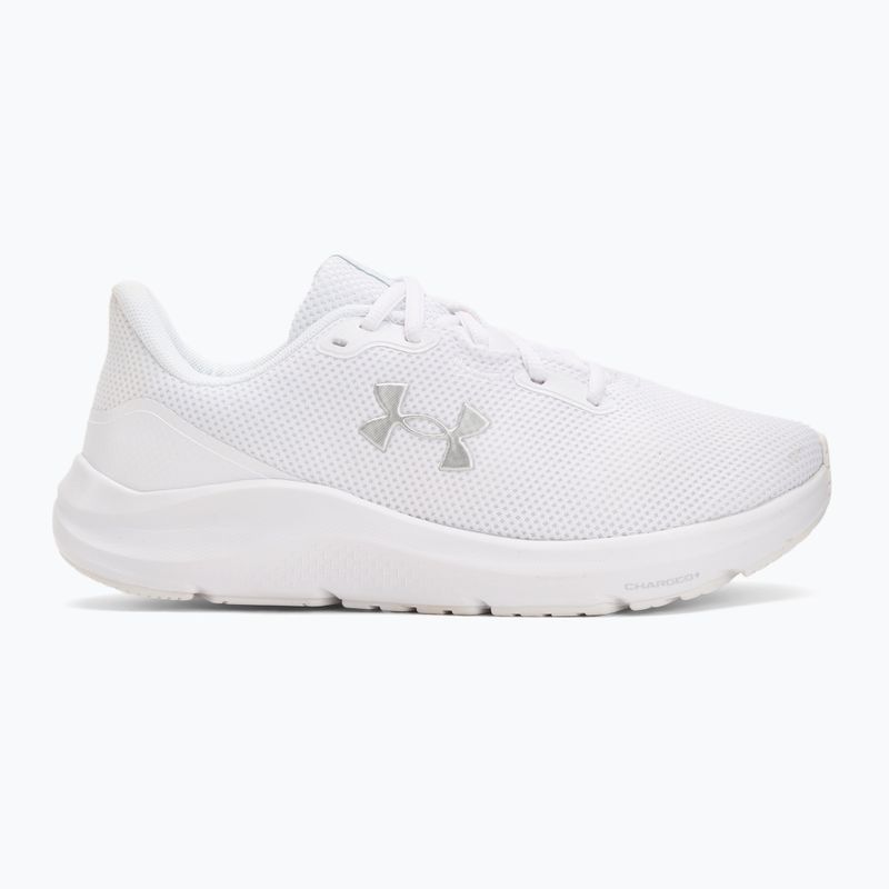 Dámské běžecké boty Under Armour Charged Pursuit 4 white/white/metallic silver 2