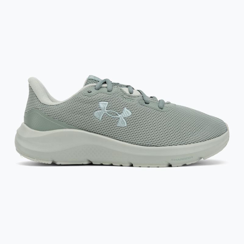 Dámské běžecké boty Under Armour Charged Pursuit 4 silica green/silica green/metallic silica 2
