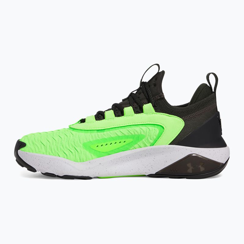 Pánské tréninkové boty Under Armour Project Rock 7 baroque green/hyper green/black 9
