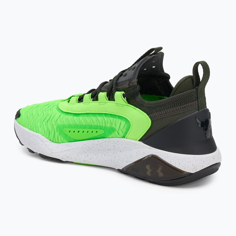 Pánské tréninkové boty Under Armour Project Rock 7 baroque green/hyper green/black 3