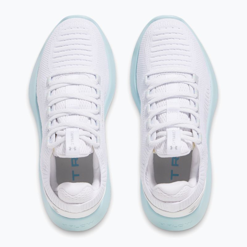 Dámské sportovní boty  Under Armour Dynamic 2 white/stream/metallic silver 4
