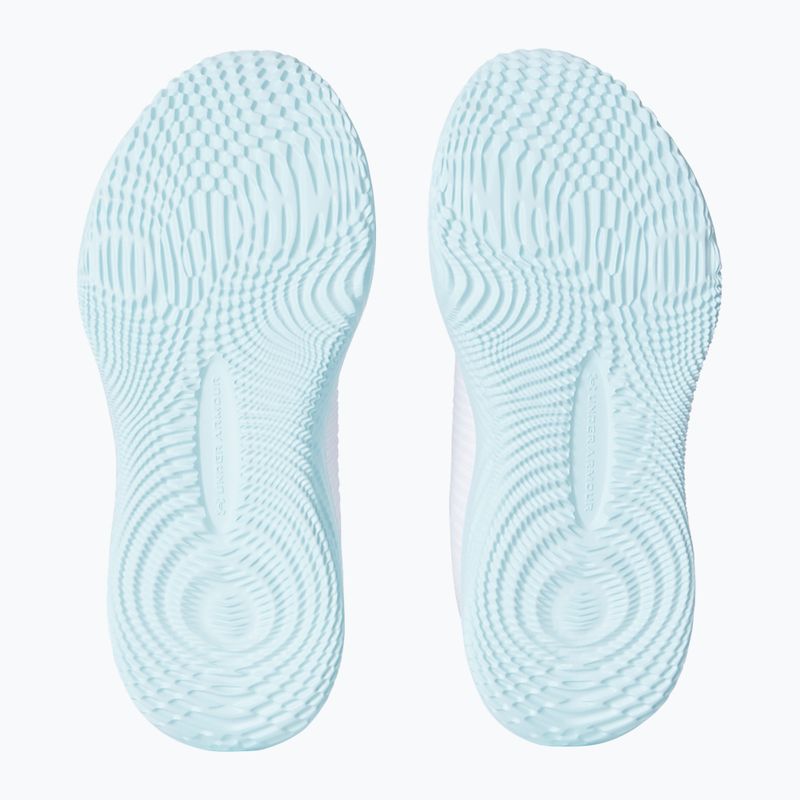 Dámské sportovní boty  Under Armour Dynamic 2 white/stream/metallic silver 5