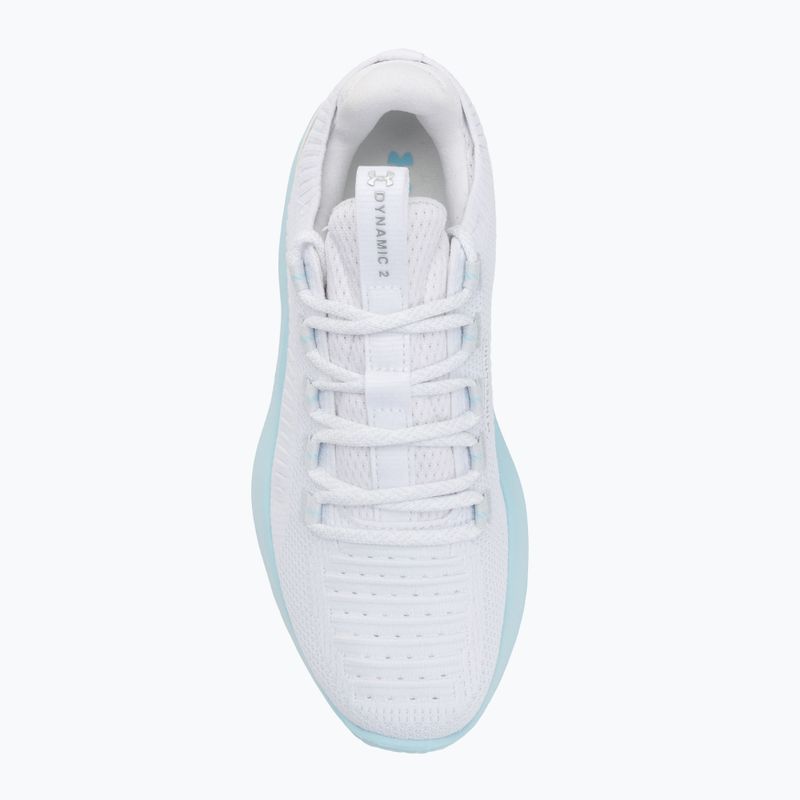 Dámské sportovní boty  Under Armour Dynamic 2 white/stream/metallic silver 5