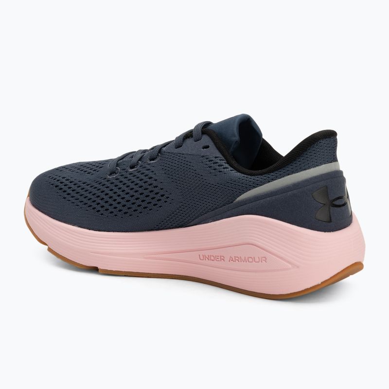Dámské běžecké boty Under Armour Sonic 7 downpour gray/prime pink/black 3