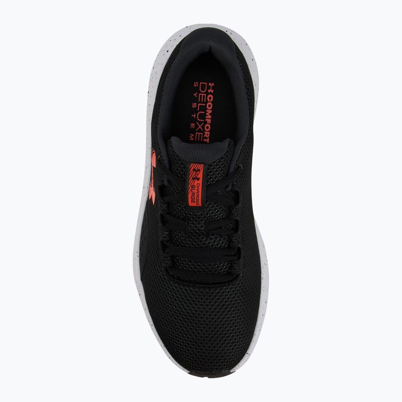 Pánské běžecké boty Under Armour Charged Surge 4 black/anthracite/ares red 5