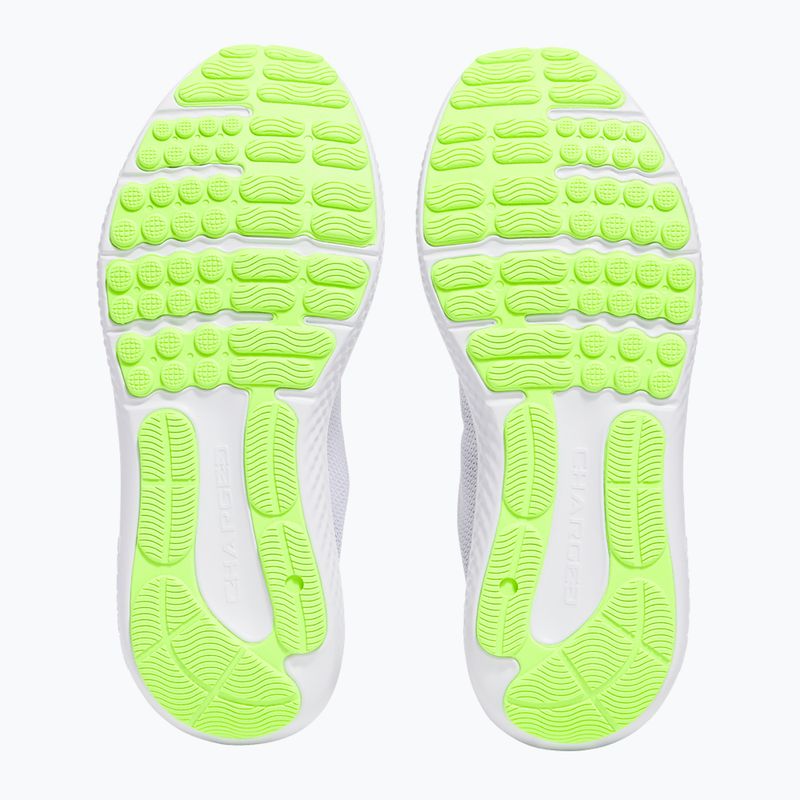 Pánské běžecké boty Under Armour Charged Surge 4 white/hyper green/black 4