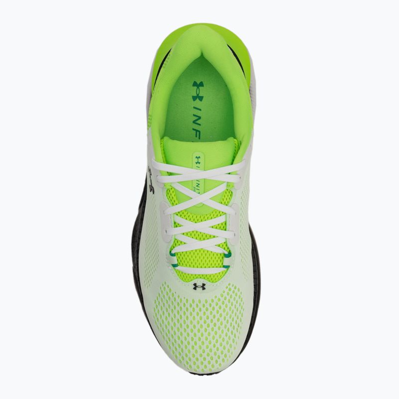 Pánské běžecké boty Under Armour Innfinite Pro 2 white/hyper green/black 5