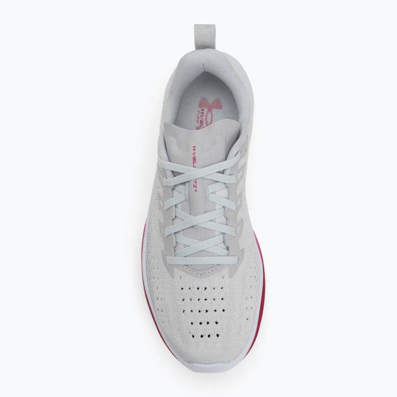 Dámské běžecké boty Under Armour Velociti 4 SE halo gray/mod gray/shaded fuchsia 5