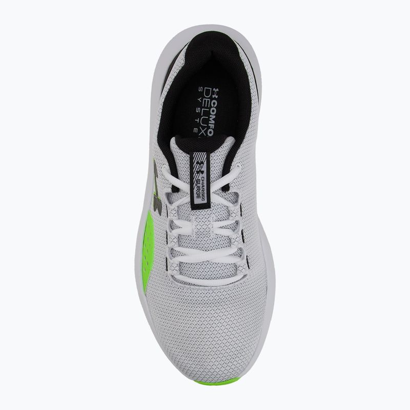 Pánské běžecké boty Under Armour Charged Surge 4 white/hyper green/black 4