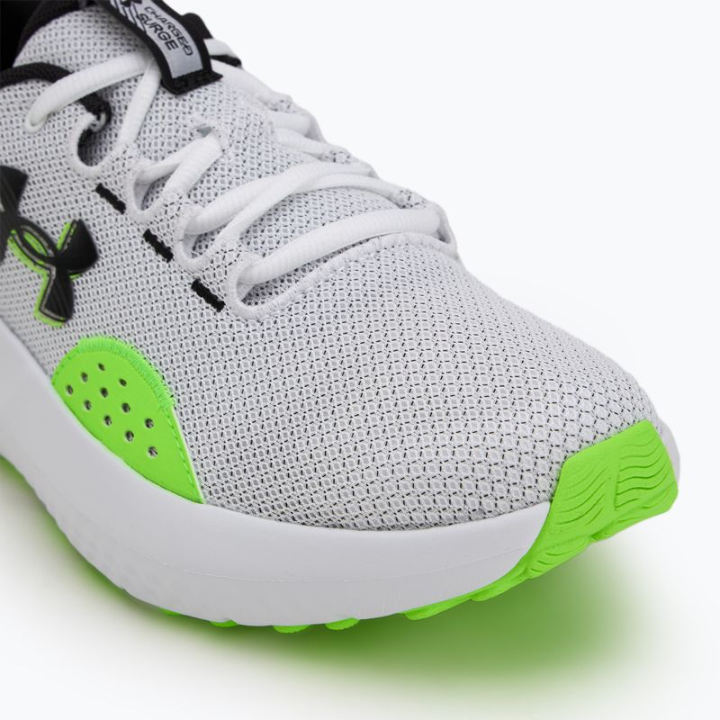 Pánské běžecké boty Under Armour Charged Surge 4 white/hyper green/black 7
