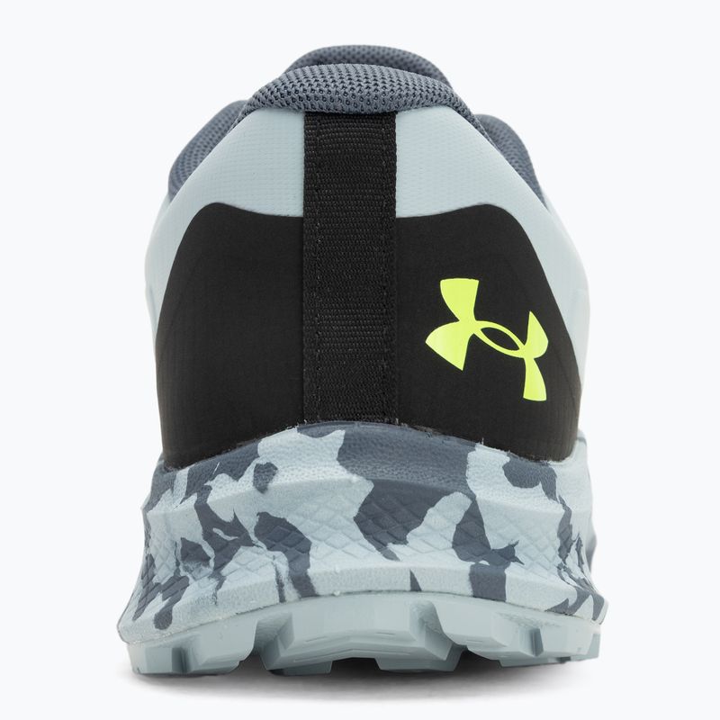 Pánské běžecké boty Under Armour Charged Bandit Trail 3 downpour gray/harbor blue/hyper green 6