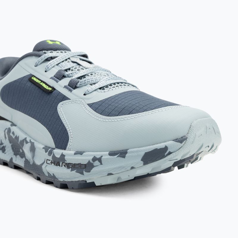 Pánské běžecké boty Under Armour Charged Bandit Trail 3 downpour gray/harbor blue/hyper green 7
