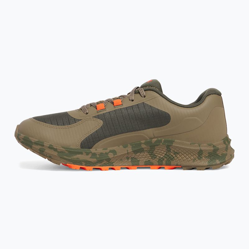 Pánské běžecké boty Under Armour Charged Bandit Trail 3 marine od green/bayou/ares red 2