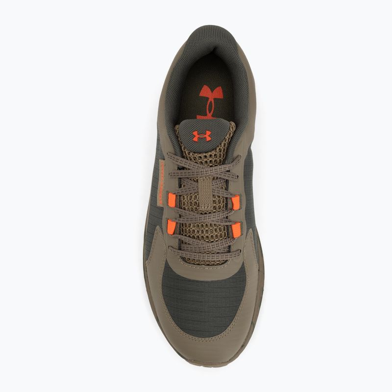 Pánské běžecké boty Under Armour Charged Bandit Trail 3 marine od green/bayou/ares red 5