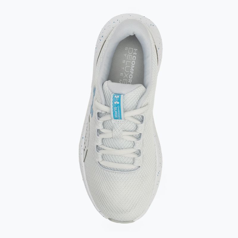 Dámské běžecké boty Under Armour Charged Surge 4 distant gray/halo gray/ether blue 5