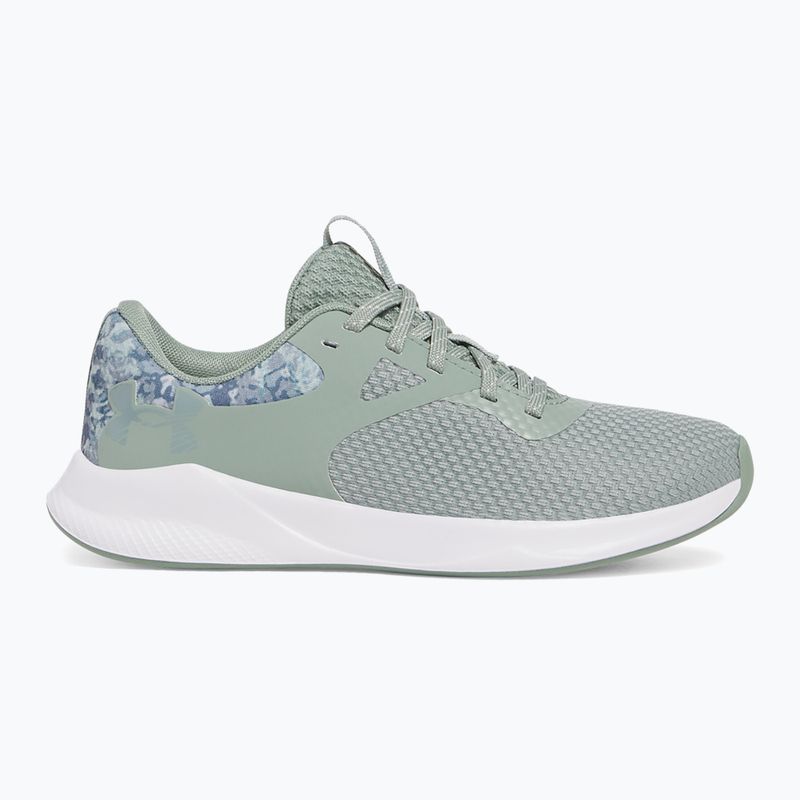 Dámské sportovní boty  Under Armour Charged Aurora 2+ silica green/white/metallic silica 8