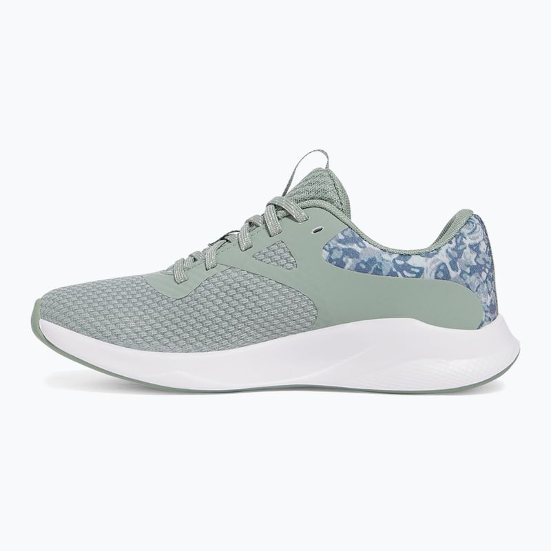 Dámské sportovní boty  Under Armour Charged Aurora 2+ silica green/white/metallic silica 9