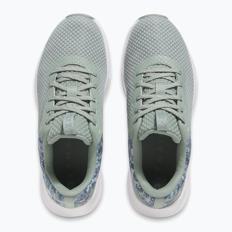 Dámské sportovní boty  Under Armour Charged Aurora 2+ silica green/white/metallic silica 11