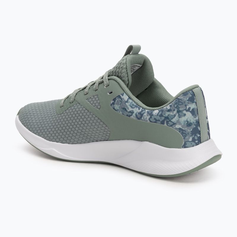 Dámské sportovní boty  Under Armour Charged Aurora 2+ silica green/white/metallic silica 3