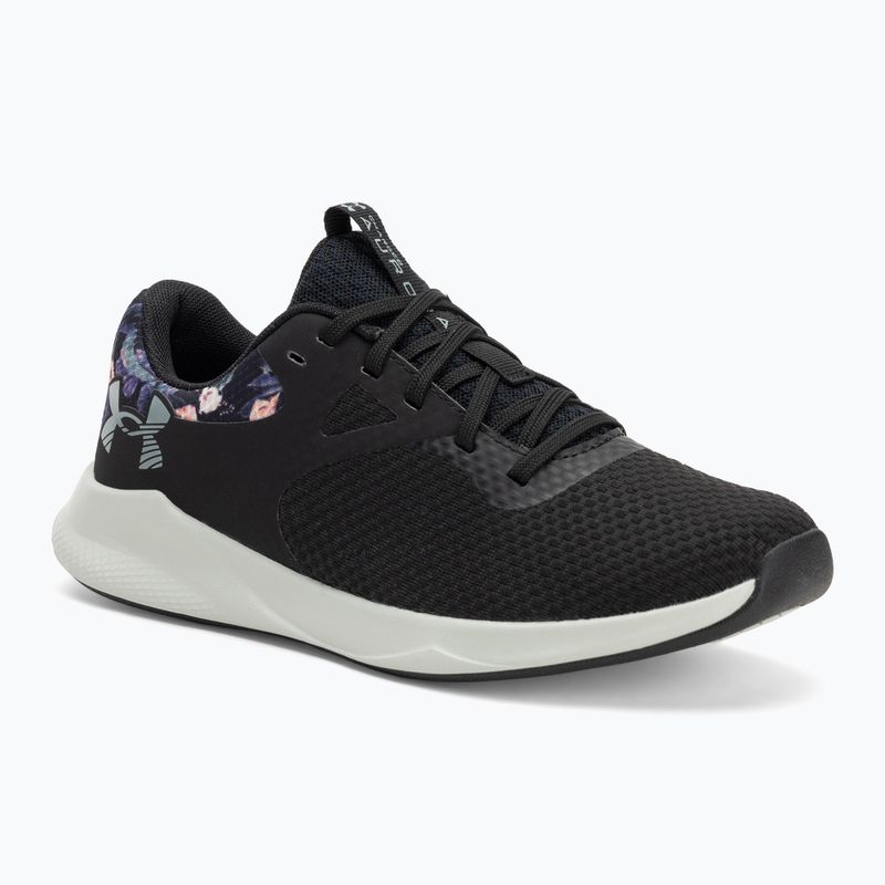 Dámské sportovní boty  Under Armour Charged Aurora 2+ black/hydro green/metallic warm silver