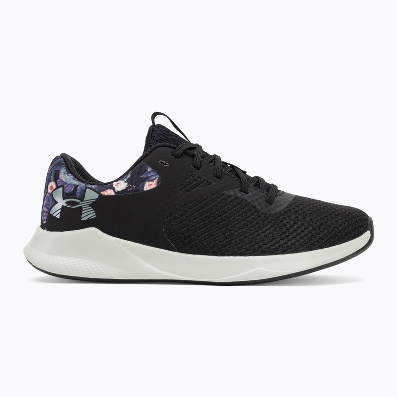 Dámské sportovní boty  Under Armour Charged Aurora 2+ black/hydro green/metallic warm silver 2