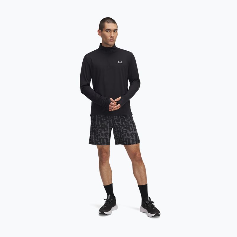 Pánské běžecké šortky Under Armour Launch 7" Print castlerock / anthracite / reflective 2
