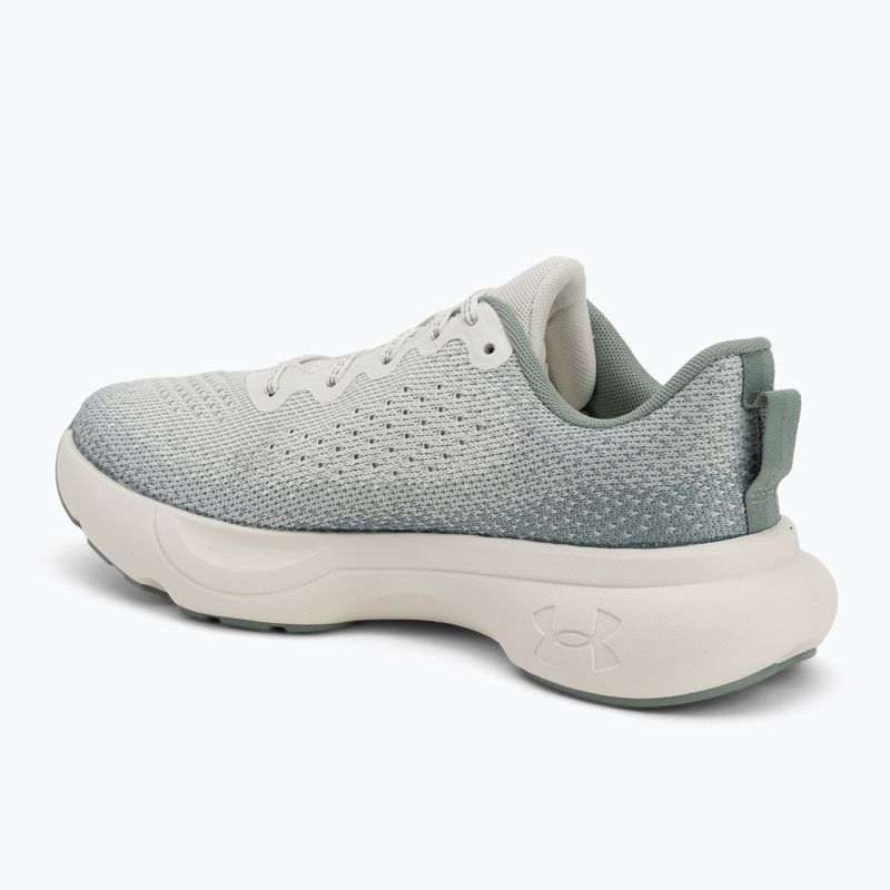 Dámské běžecké boty Under Armour Infinite white quartz/silica green/metallic silica 3