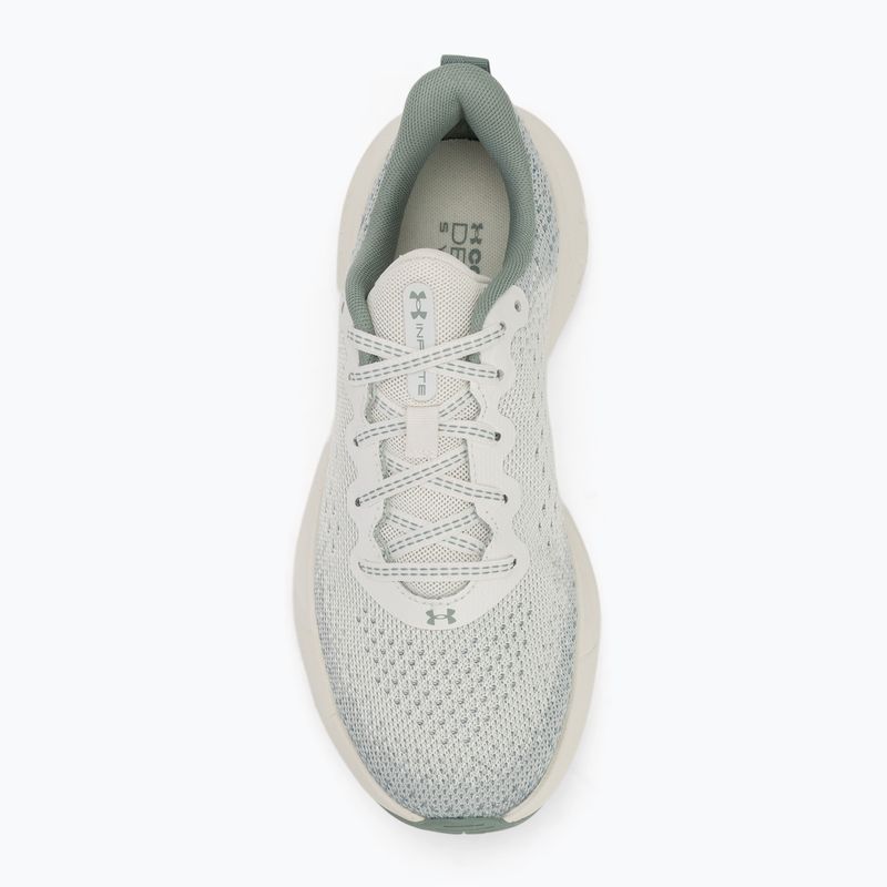 Dámské běžecké boty Under Armour Infinite white quartz/silica green/metallic silica 5
