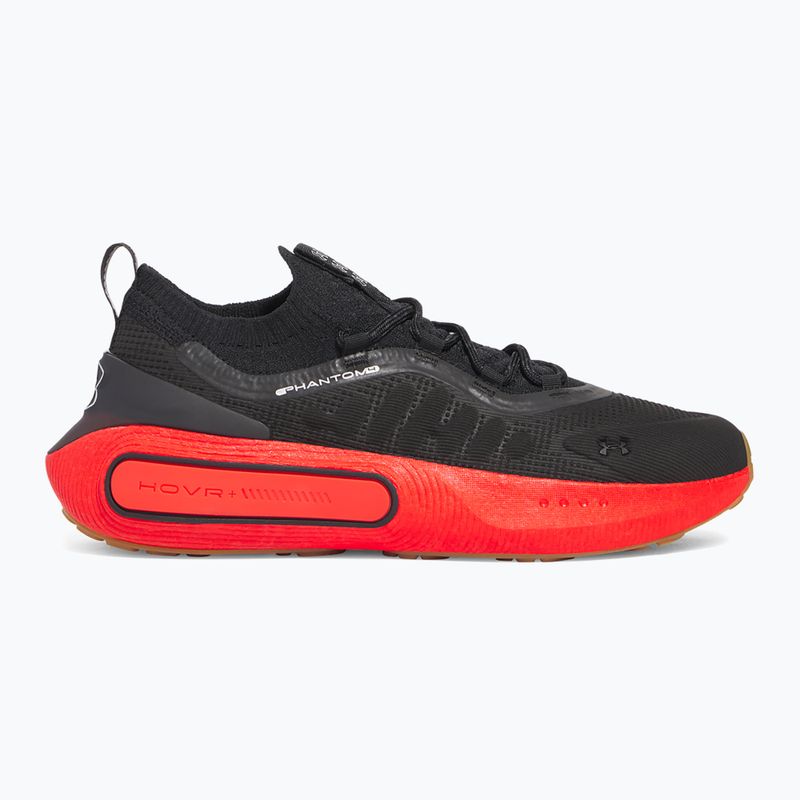 Pánské boty Under Armour Phantom 4 black/lava red/metallic silver 8