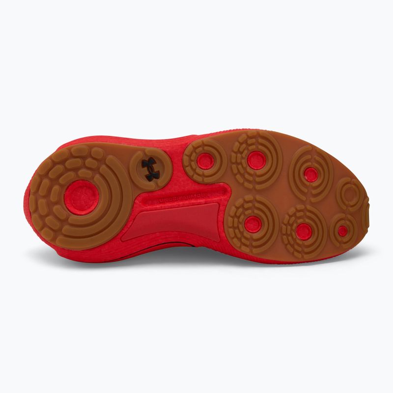 Pánské boty Under Armour Phantom 4 black/lava red/metallic silver 4