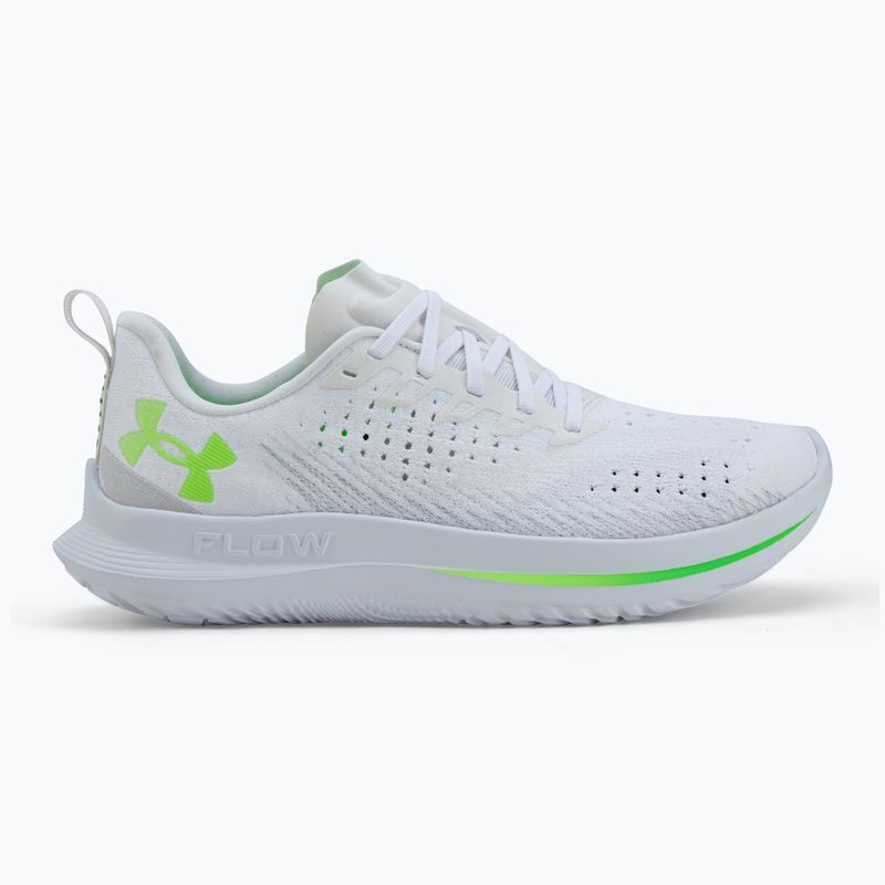 Pánské běžecké boty Under Armour Velociti 4 white/white/hyper green 2