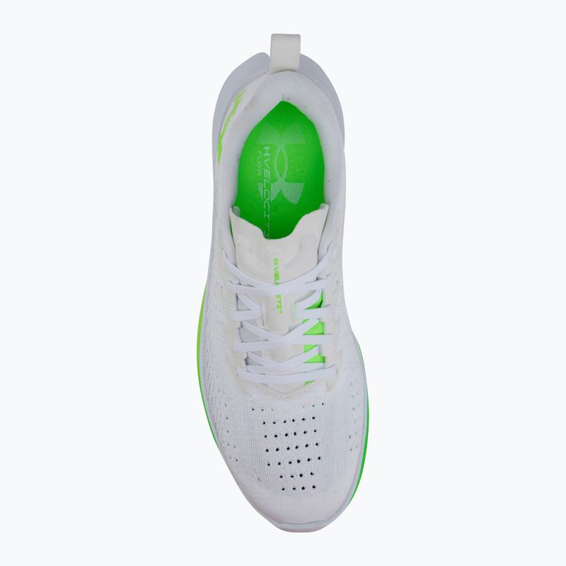 Pánské běžecké boty Under Armour Velociti 4 white/white/hyper green 5
