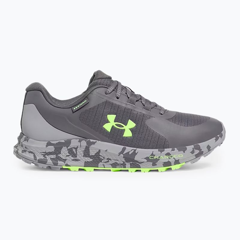 Pánské běžecké boty Under Armour Charged Bandit Trail 3 castlerock/steel/hyper green 8