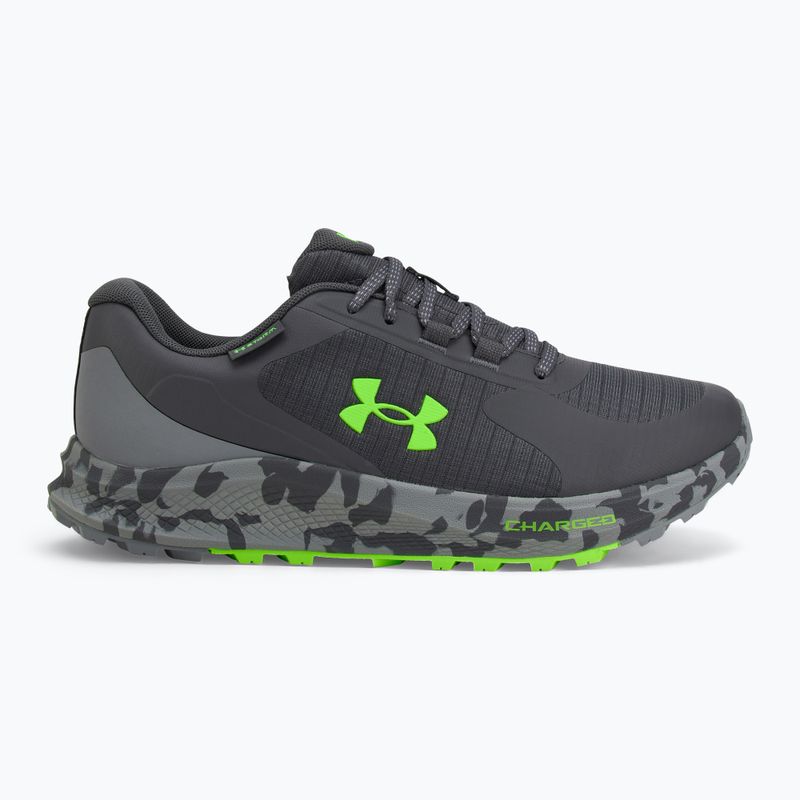 Pánské běžecké boty Under Armour Charged Bandit Trail 3 castlerock/steel/hyper green 2