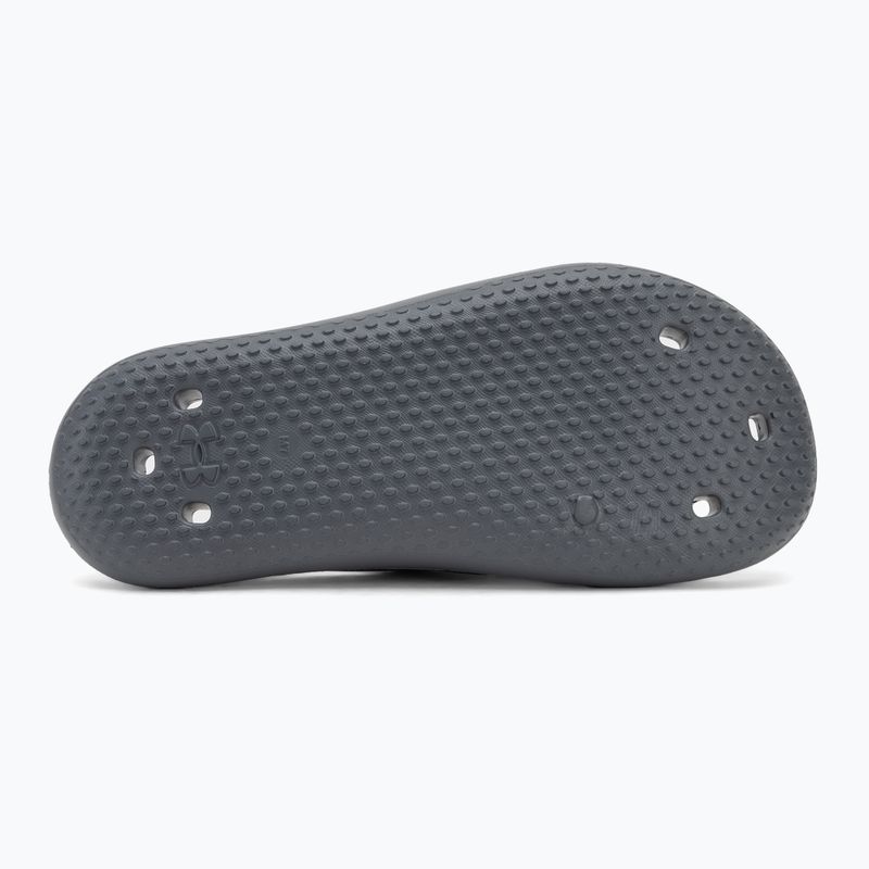 Pánské nazouváky Under Armour Locker V Slide castlerock/castlerock/anthracite 4