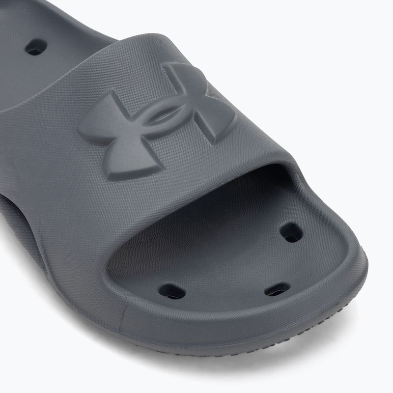 Pánské nazouváky Under Armour Locker V Slide castlerock/castlerock/anthracite 7