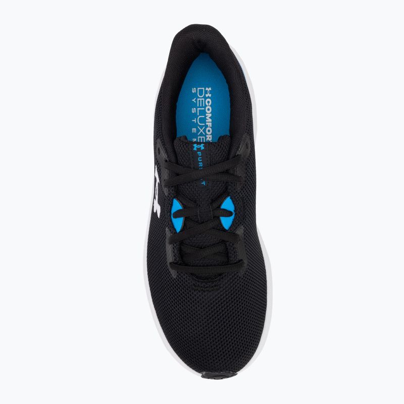 Pánské běžecké boty Under Armour Charged Pursuit 4 black/electric blue/white 5