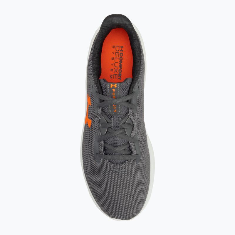 Pánské běžecké boty Under Armour Charged Pursuit 4 castlerock/anthracite/blaze orange 5