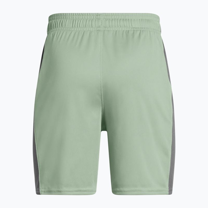 Dětské fotbalové  šortky Under Armour Challenger Knit silica green / castlerock / white 2