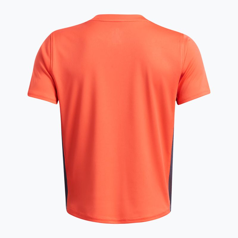 Dětské fotbalové tričko Under Armour Challenger Train fire/downpour grey/white 2