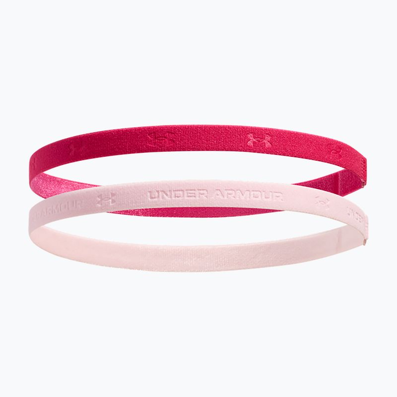 Čelenka Under Armour Mini Bands (2 ks) shaded fuchsia/prime pink