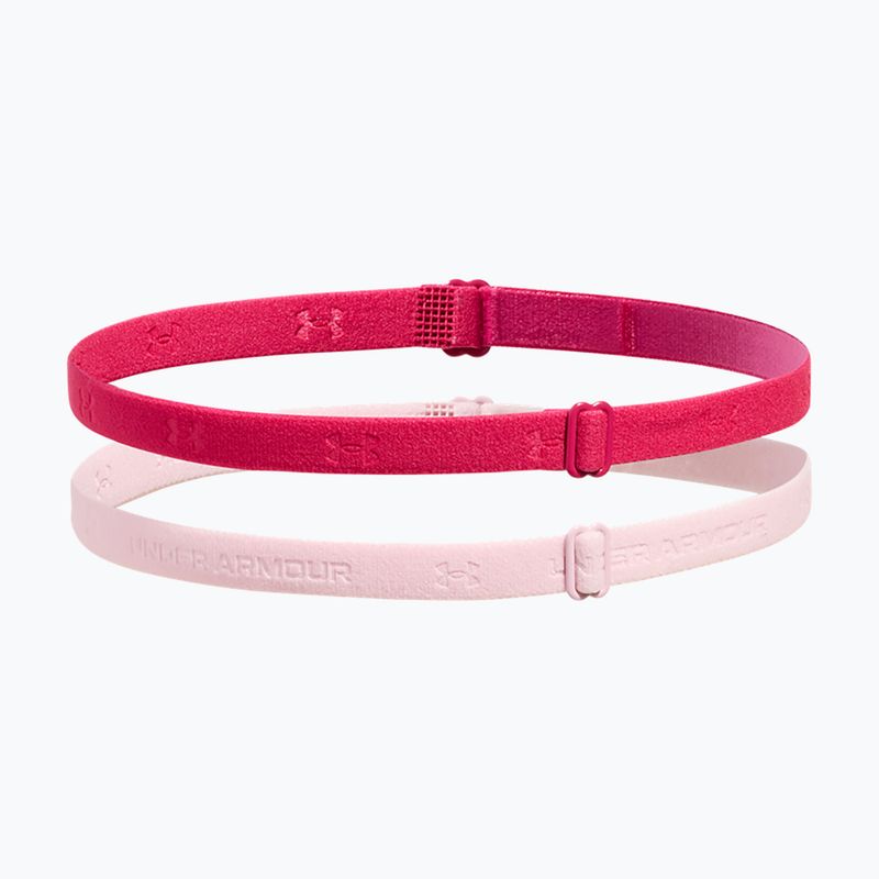 Čelenka Under Armour Mini Bands (2 ks) shaded fuchsia/prime pink 2