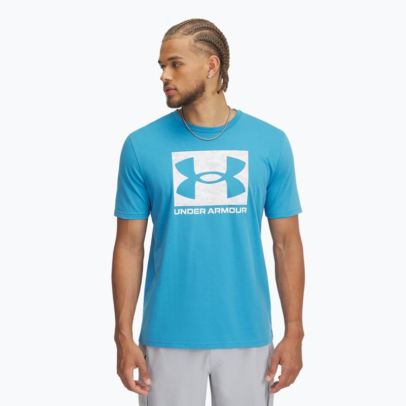 Pánské tréninkové tílko Under Armour ABC Camo Boxed Logo ether blue/white