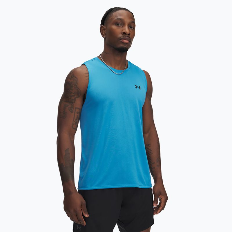 Pánské tréninkové tílko Under Armour Tech Tank ether blue/black