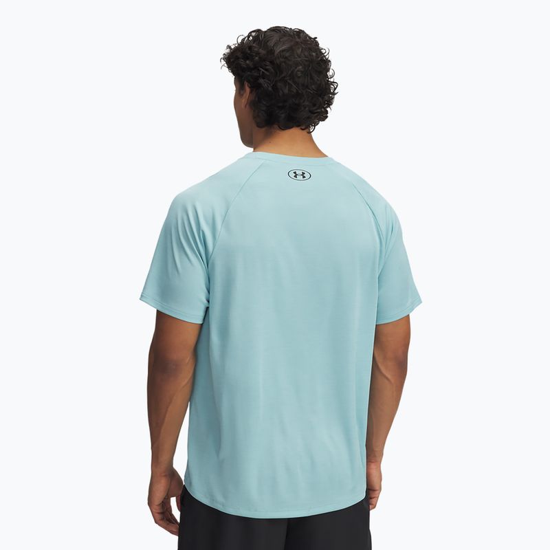 Pánské tričko Under Armour Tech Textured stream/black 2